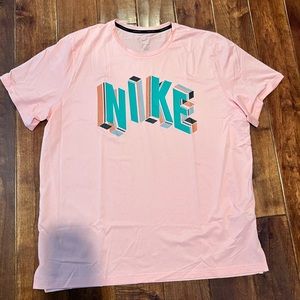Pink Nike DriFit men’s t-shirt. New without tags.